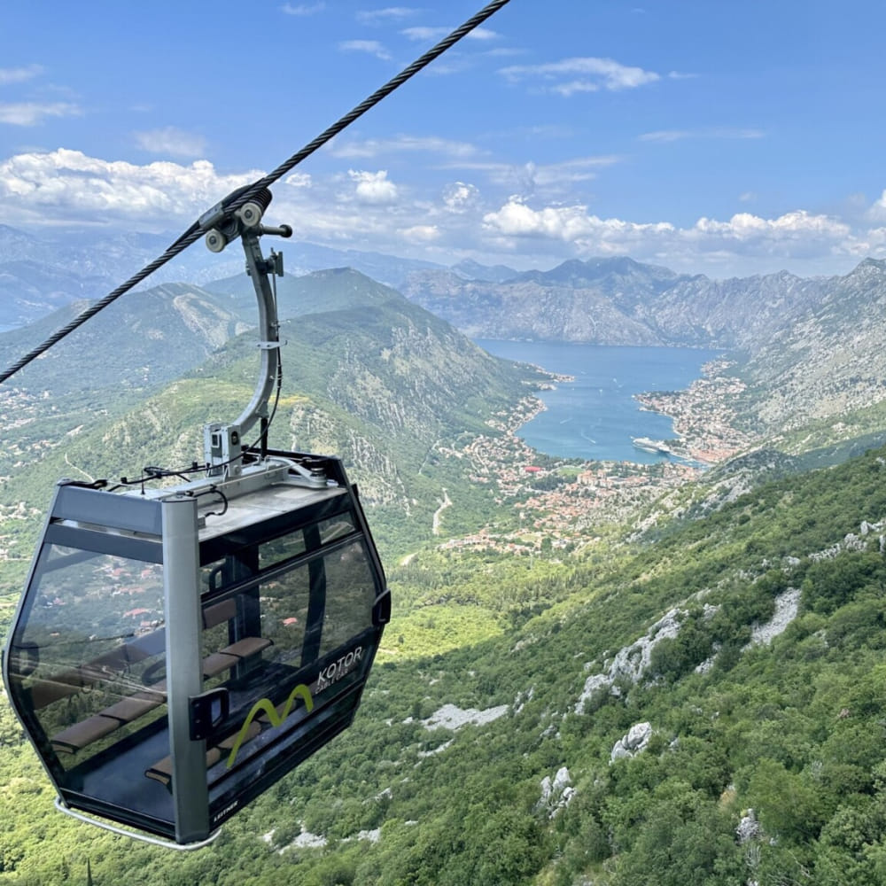 Žičara Kotor Perast Gospa od Škrpjela